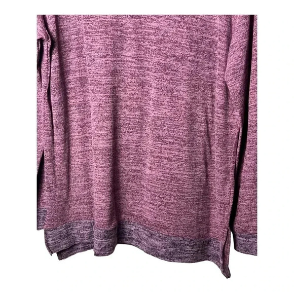 1311. NO BRAND LONG SLEEVE TOP SIZE X-LARGE PURPLE/PINK‎ IN COLOR LIGHTWEIGHT - Picture 4 of 9